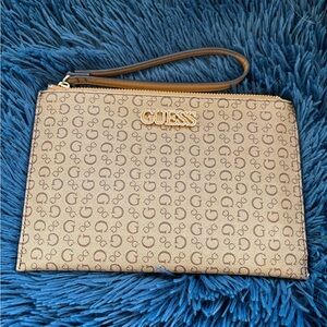 Guess Faux Leather Pouch Wallet